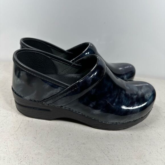 Womens Dansko Professional Petrol Patent Pro Work Nurse Shoe Clog Size 38 US 7.5 - Picture 2 of 7